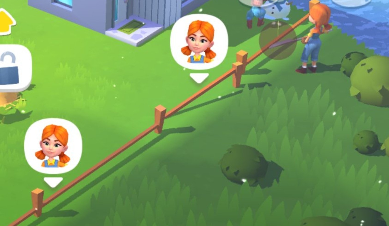 Jenny is removing fence image