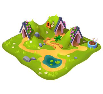 Spring Woodland Animal home