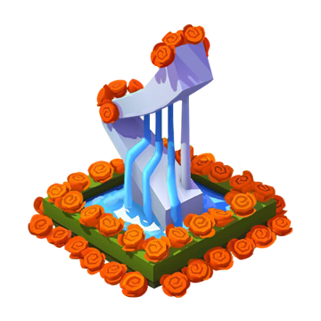 floral-music-fountain-decoration