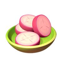 Sliced Radish