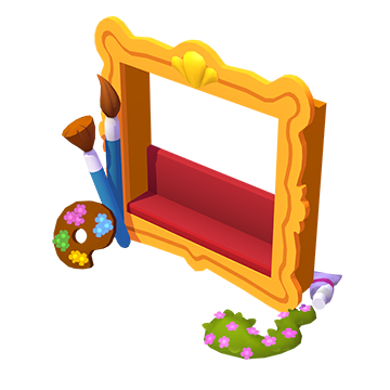 Art Frame Seater (Decoration)