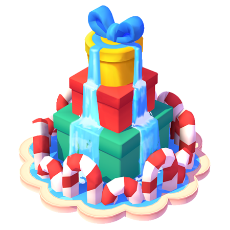 Sweet Christmas Fountain