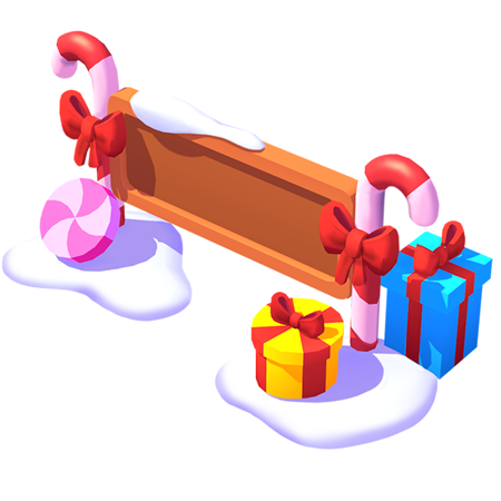 Sweet Christmas Signboard