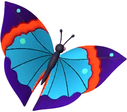 Blue Leafwing Butterfly