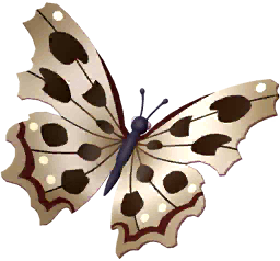 Silver Comma Butterfly