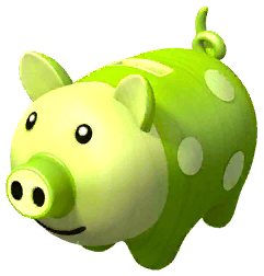 Green Piggy Bank