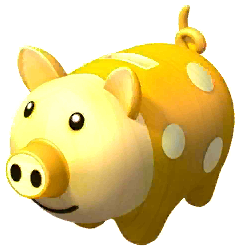 Yellow Piggy Bank