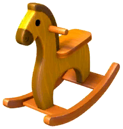 Yellow Rocking Horse