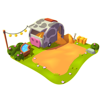 Summer Camp Cow Home