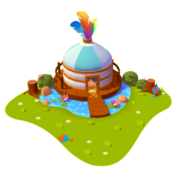 Summer Camp Feather Bird Home