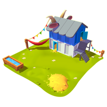 Summer Camp Goat Home