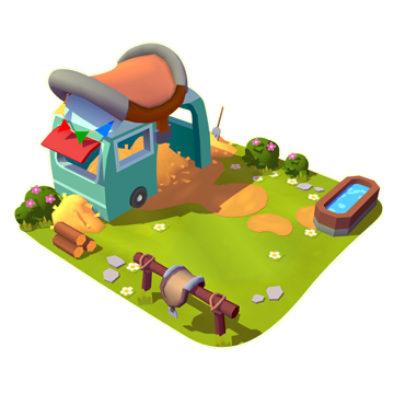 Summer Camp Horse Home