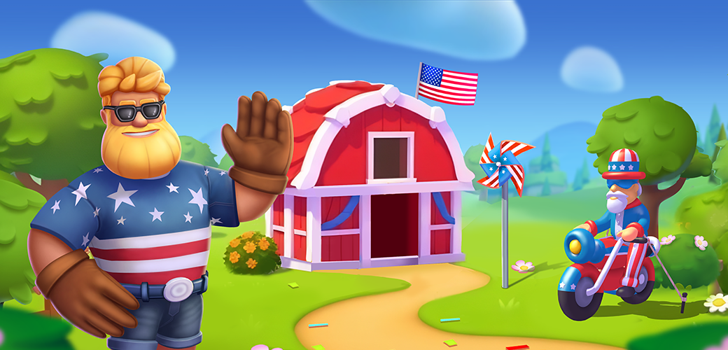 Animal Frenzy Deluxe 4th of July 2025 image
