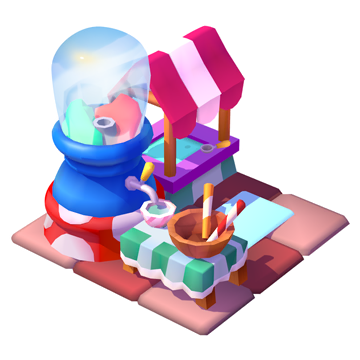 Candy Dessert Stand Skin