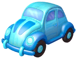 Blue Mini Car