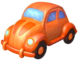 Orange Mini Car