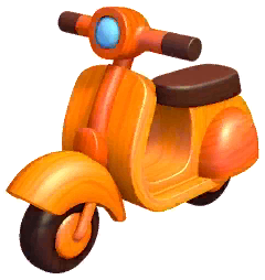 Orange Toy Bike