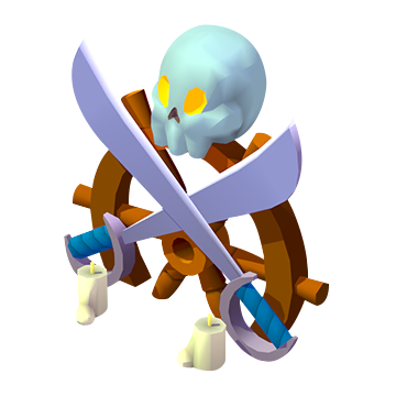 Wagon Wheel Pirate Skin