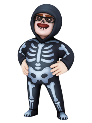 Fred Skeleton Skin