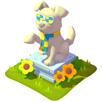 Chill Doggo Statue