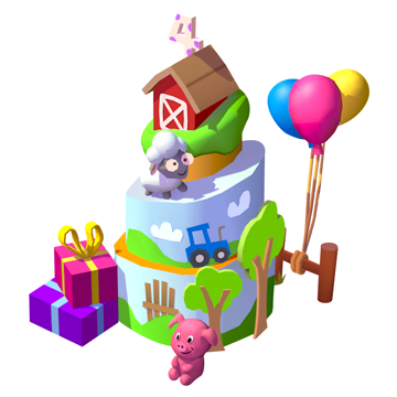 4th Anniversary Cake