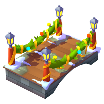 North Pole Village Bridge