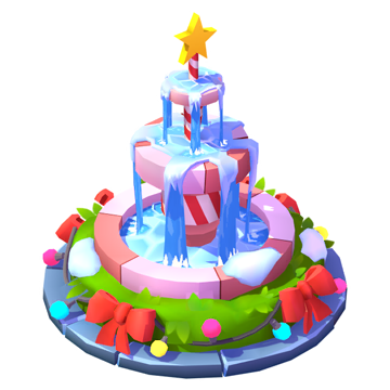 North Pole Village Fountain