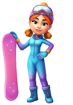 Ginny Snowboarder Skin