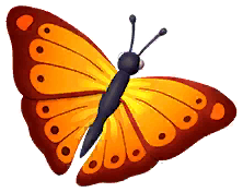 Red Glider Butterfly