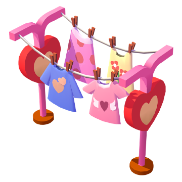 Valentines Clothes Line Skin