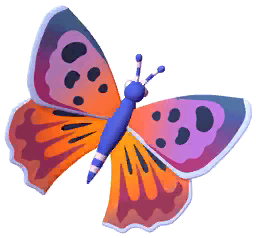 Purple Copper Butterfly