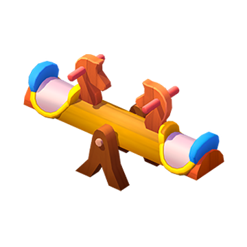 Horse Saddle Seesaw