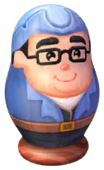 Blue Carlos Wobble Toy