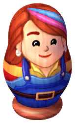 Blue Marie Wobble Toy