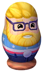 Patriotic Pauly Wobble Toy