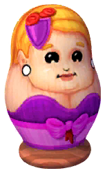 Purple Katie Wobble Toy
