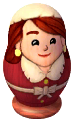Red Marie Wobble Toy