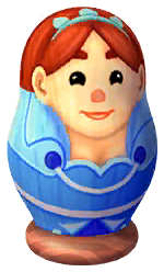 Snow Queen Ginny Wobble Toy