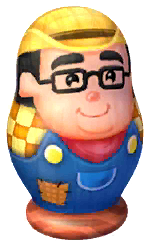 Yellow Carlos Wobble Toy